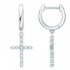 Hoop Diamond Earrings