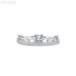 Princess Cut Moissanite diamond Pave Ring