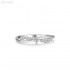 4x4mm 0.3ct Heart Moissanite diamond Pave Ring 