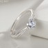 6.5mm 1.0ct Round Moissanite diamond Pave Ring