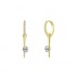 Hoop Diamond Earrings