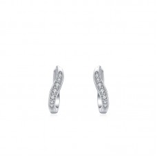 Hoop Diamond Earrings