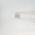 Original GRA Moissanite Princess Cut 3x3x2.42mm