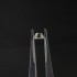Original GRA Moissanite Tapered Baguette Cut 2x2x4x1.94mm