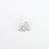 Original GRA Moissanite Triangle Cut 3x3.5x2.06mm